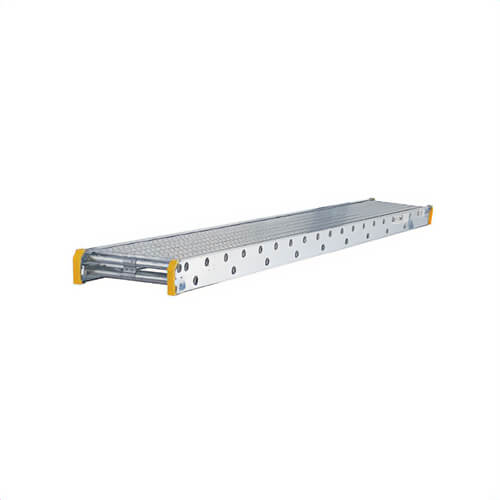 Werner® 2524 Ladder Jack Stage, 24 ft L x 20 in W x 6 in H, 500 lb Load, Aluminum