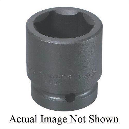 Williams® 7-666 Supertorque® Standard Socket, 1 in Square Drive, 2-1/16 in Shallow Length Socket