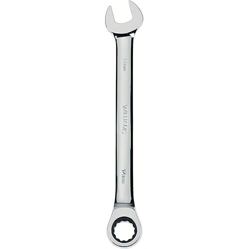 Williams® JHW1213MNRC Combination Ratcheting Wrench, High Polish Chrome Finish, 12 Point, Metric, 13 mm