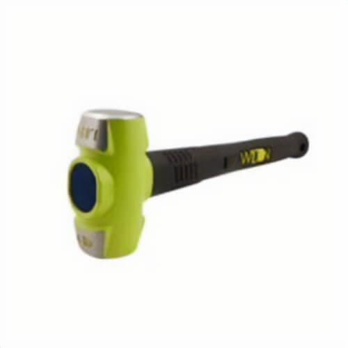 Wilton® 40416 B.A.S.H® Sledge™ Hammer, 18 in OAL, 4 lb Drop Forged Steel Head, Vulcanized Rubber Handle
