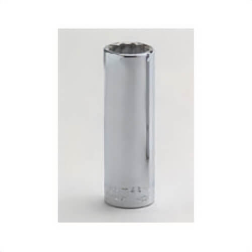 Wright® 46-25MM Deep Socket, Shape III Style, 1/2 in, 25 mm, 12 Points