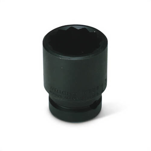 Wright® 67H-55MM Socket, Shape III Style, 3/4 in Drive, 55 mm Standard Socket, 12 Points