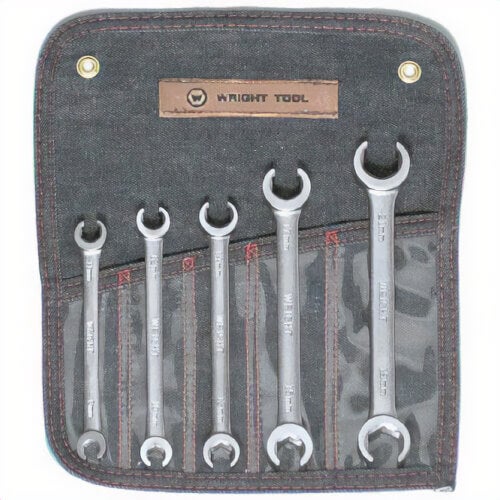 Wright® 744 Wrench Set, 5 pc, 9 x 11 to 19 x 21mm