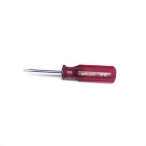 Wright® 9112 Screwdriver, 1/8 in Cabinet Point, 6 in OAL