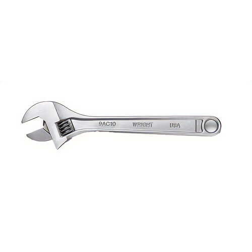 Wright® E9AC12 Tool Adjustable Wrench Chrome Cougar