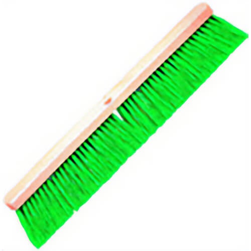 Young & Schwartz 2RD24 Green Polypropylene Broom, 24 in